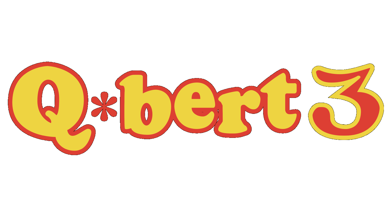 Q*bert 3 logo for Super Nintendo